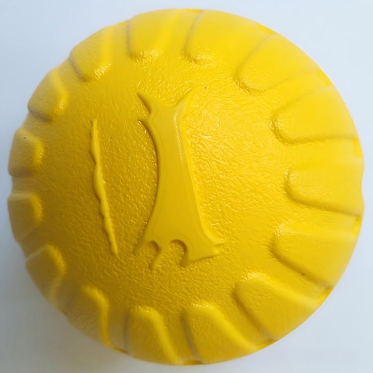 Boule solide jaune 9CM