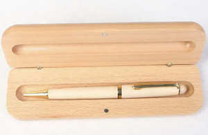Bonvada Elegant <b>Creative</b> Wood Ballpoint Pen 0.5mm Black Ink Signature <b>Gift</b> Set - Product Image 2