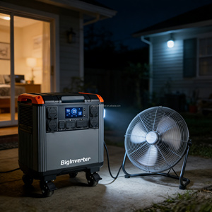 Centrale électrique portable BIGINVERTER 5000W 5000Wh pour utilisation en extérieur, divertissement à domicile et alimentation de secours - Product Image 3