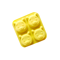 Offre Spéciale ours forme de qualité alimentaire Silicone gâteau moule haute qualité dessin animé conception facile démoulage four sûr chine gâteau outil