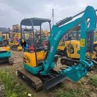   Miniexcavadora de cadenas U17 de 1.7 toneladas, en perfecto estado, configuración original sin modificar, económica para ingeniería de paisajismo.