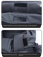 Ensemble uniforme tactique d'hiver pour hommes, tissu imperméable et coupe-vent, design multi-poches pour le travail en plein air, la randonnée