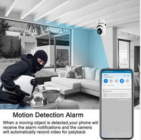 OEM 2MP Suniseepro 360 Degree Indoor Smart Baby Monitor Camera 1080P HD Wireless WiFi PT Security Night Vision