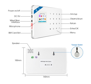 Kerui 7-inch hiển thị đầy đủ màu sắc Wifi + 4G tuya không dây nhà thông minh an ninh Hệ thống báo động cá nhân báo động chống trộm - Product Image 2