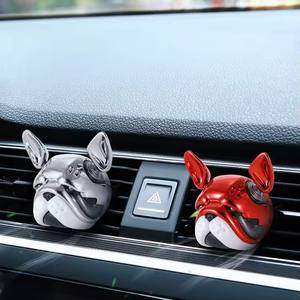Difusor de Clip de ventilación de Bully americano a estrenar sólido de larga duración, fragancia de aroma de coche, ambientador de aire de <span class=keywords><strong>Bulldog</strong></span> francés - Product Image 6