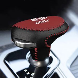 Housse de levier de vitesse et kit de pommeau de vitesse en cuir respirant de luxe Marcan pour Geely Tugella Xingyue FY11 2019-2024 Coolray Kx11 - Product Image 3
