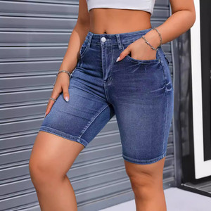Mid-Rise Vintage Straight Jeans for Women Slim <b>Stretch</b> <b>Denim</b> with Button and Print - Product Image 4