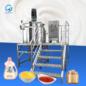 OCEAN Cosmetic Vacuum Emulsifying Homogenizer <b>Mixer</b> Double 30 Liters <b>Small</b> Face Cream Make Machine - Product Image 1