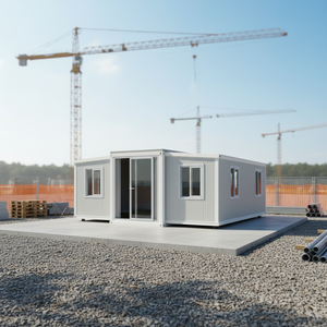 Casa Contenedor Prefabricada de 3 Dormitorios con Paneles Sándwich Transpirables, Diseño Moderno, Oficina Móvil, Taller, Sala de Estar, Vestíbulo - Product Image 1