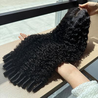 Peluca rizada birmana más vendida con cierre de encaje HD, raíz oscura, rubia, 5x5, cabello Remy virgen vietnamita birmano, peluca con cierre de encaje transparente