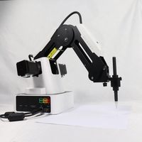 Lengan Robot Mini 4 Axis untuk Pendidikan STEM, Lengan Robot Mini untuk Menulis, Menggambar, dan Menggenggam