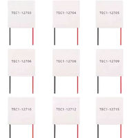 Pendingin Termoelektrik Peltier 40*40*4mm Modul TEC1-12705/12703/12707/12710/12708/12712