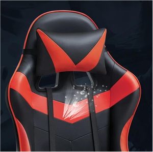 Chaise de bureau pivotante confortable pour longues sessions, idéale pour le gaming, le streaming et les e-sports, avec dossier ergonomique pour la maison et le café internet - Product Image 6