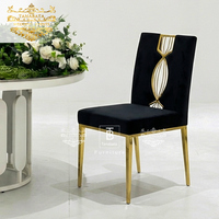 Chaise de réception empilable en acier inoxydable, design moderne et durable, pour hall, fête, banquet, événement - Vente chaude