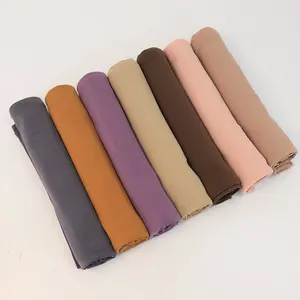 New Quality lycra Jersey Hijab Stretchy And Comfortable Long Hijab Scarf For Muslim Women Hijab