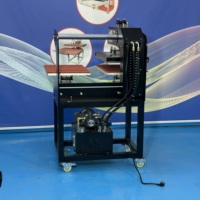 Máquina de Prensa Térmica Hidráulica de Alta Pressão Semiautomática de Estação Dupla 40x60cm para Transferência de Estampas em Camisetas e Vestuário - Preço com Desconto