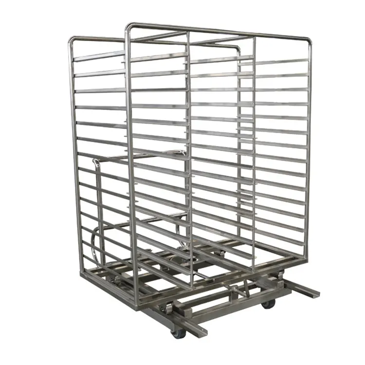 Restaurant Bakery Catering Equipment Cooling Rack Tray Rack Stainless Steel Trolley