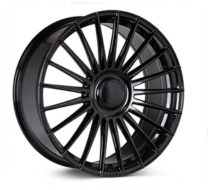 Serie "Phantom": Llantas de Aleación de Acabado Negro Satinado con Diseño Multirradio y Ajuste Agresivo - Product Image 1