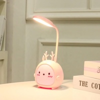 Veilleuse Led Usb Rechargeable lumière pliable oeil protection lampe de Table avec lumière colorée mignon créatif dessin animé lampe de bureau