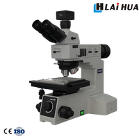 DIC Differential Interferometry SR Grade Upright Optical Metallurgical Microscope Bright and Dark Field Porosity Analysis