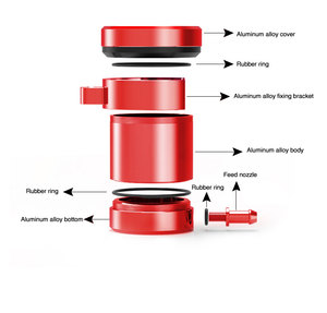 אוניברסלי אלומיניום CNC בלם מאסטר צילינדר שמן כוס Comp עבור אופנוע אוניברסלי - Product Image 3