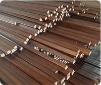Panneaux de Grilles en Bois Massif Noyer à Lattes Décoratives Fluted Great Wall