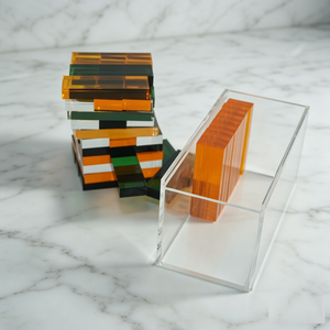 Bloques de Construcción Acrílicos Populares, Juego de Torres, Juguetes Educativos de Apilamiento para Niños, para el Hogar - Product Image 4