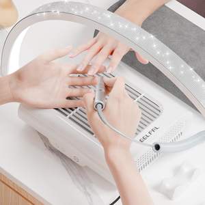 โคมไฟตั้งโต๊ะทำเล็บอันตราครึ่งดวงขนาด750มม. อุปกรณ์ความงามสำหรับร้านเสริมสวยดีไซน์ใหม่จดสิทธิบัตร - Product Image 6