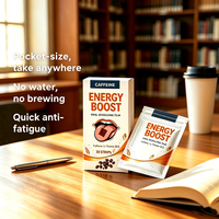 Stock USA Expédition Rapide Comprimés de Caféine Extra Forte 200mg 100mg 50mg pour la Concentration et la Précision, Film Dissolvant Oral Lyophilisé Sauvage