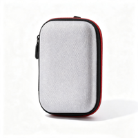 Étui de rangement pour batterie externe en EVA rigide personnalisé, étanche, antichoc, anti-poussière, organiseur de câbles électroniques et de chargeurs