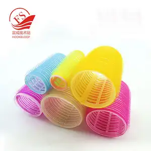 2024 Custom Packing Salon Equipments Heated Mesh Hair Rollers Plastic Diy Hair Curlers With Clips Pin Hair Roller