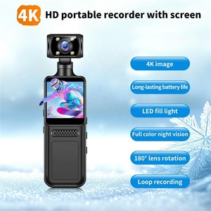 Caméra d'action WiFi 4K, caméra de sport d'extérieur, caméra de poche anti-vibration 1080P, mini caméscope DV sans fil pour casque de vélo - Product Image 2