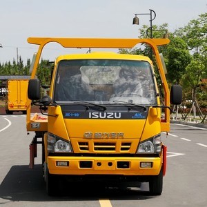 Camión de Rescate Isuzu 600P 4x2 de 4 Toneladas con Plataforma Plana, Camión de Remolque de 5 Toneladas con Plataforma Deslizante para Rescate de Automóviles - Product Image 6