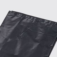 Sacs poubelles en plastique robustes biodégradables noirs pour cuisine, sacs de rangement, logo personnalisé, prix bas, modèle supermarché, vente en gros