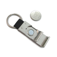 Porte-clés décapsuleur et couteau à lettres en alliage de zinc durable, imprimé par transfert thermique et gravé au laser, souvenirs du magasin 4S du fabricant, pour les entreprises