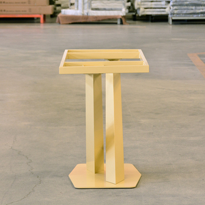 Uitklapbare eettafel met metalen frame, industriële stijl, verstelbare lengte, zwaar uitgevoerde tafel voor commercieel banket en buitengebruik - Product Image 3