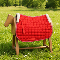 Tapis de Selle d'Équitation Écologique de Haute Qualité en Polycoton avec Logo Personnalisé, Durable, Respirant et à Séchage Rapide pour Chevaux