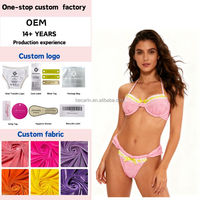 Fournisseur de maillots de bain à faible MOQ, en tissu recyclé, personnalisés, sexy, imprimés sur mesure, style italien Carvico, pour jeunes filles