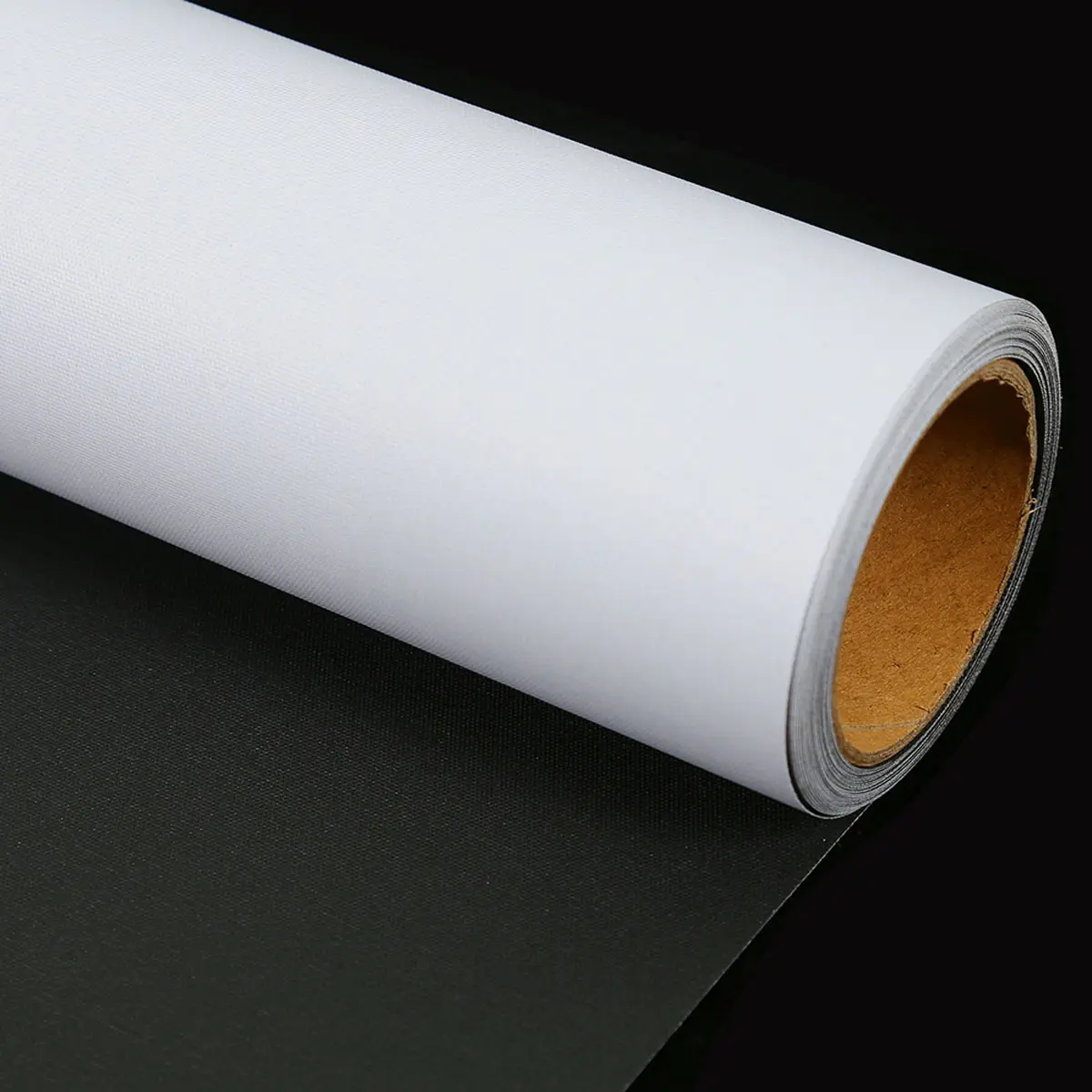 Coated Canvas Fabric Black Back Digital Printing Canvas Roll