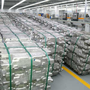 Lingot d'aluminium A8 P1020 99,8 % pur, aluminium primaire, fournisseur indonésien pour la fonderie, l'extrusion et l'utilisation industrielle - Product Image 1