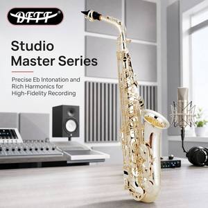 Saxophone alto en Mi bémol, laiton plaqué argent, performance professionnelle en concert, avec <span class=keywords><strong>sac</strong></span> de transport - Product Image 4