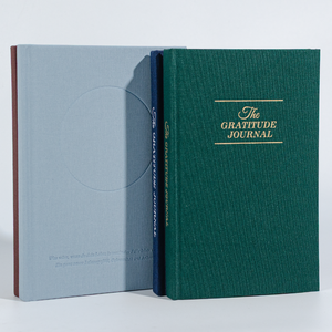 Carnet de notes professionnel personnalisé A5 avec couverture en tissu, couverture rigide, journal de gratitude en lin - Product Image 4