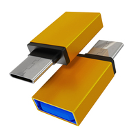 Adaptor USB C OTG Pria Ke Wanita, Adaptor Konektor Usb Ke Tipe-c Usb A 3.0