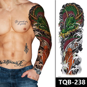 Nuevo Diseño de Tatuaje Temporal de Manga <span class=keywords><strong>Completa</strong></span> de Gran Tamaño <span class=keywords><strong>para</strong></span> <span class=keywords><strong>Hombre</strong></span>, <span class=keywords><strong>Tatuajes</strong></span> de Manga - Product Image 3