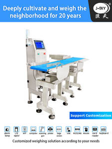 J-Sky 맞춤형 벨트 체크 바이거 식품 컨베이어 스케일 분류 기계 고기 베이커리 스낵을위한 고정밀 동적 계량 시스템 - Product Image 3