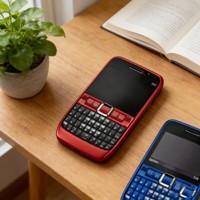 2,4'' E63 3G Mobiltelefon WIFI QWERTY-Tastatur Dual-SIM GSM Entsperrt 3G Kleines Mobiltelefon WCDMA Europa Amerika Afrika