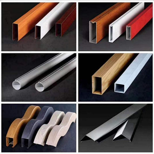 Tube carré en aluminium série 6000, alliage O~H112, coupé sur mesure pour décorations, finition grain de bois, personnalisable - Product Image 5