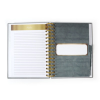 Carnet de budget personnalisé avec impression couleur, organiseur, journal à spirale, 100 feuilles de papier ivoire, suivi des dépenses, bloc-notes