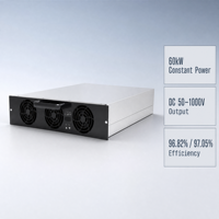 Composant essentiel de la station de recharge de véhicules électriques KRJI 60kW/1000V, le module de conversion de puissance AC-DC