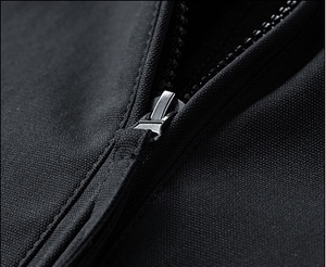 Blusón de Hombre de Punto con Efecto de Dos Piezas, Cuello Vuelto, Ajuste Relajado, Cierre de Cremallera, Versátil, Casual y Vintage para Invierno - Product Image 4